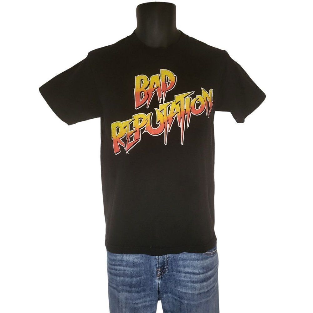 WWE Tshirt Women Sz S Bad Reputation Rowdy Short Sleeve Big Graphic Wrestling‎